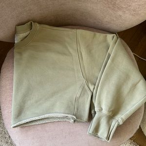 TNA Aritzia Cropped Crewneck Sweatshirt